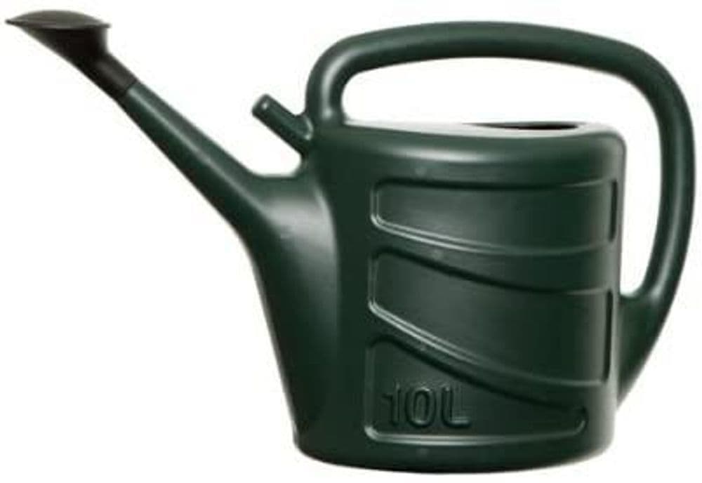 image-Whitefurze 10L Watering Can Flower Green with Detachable Sprinkler Rose