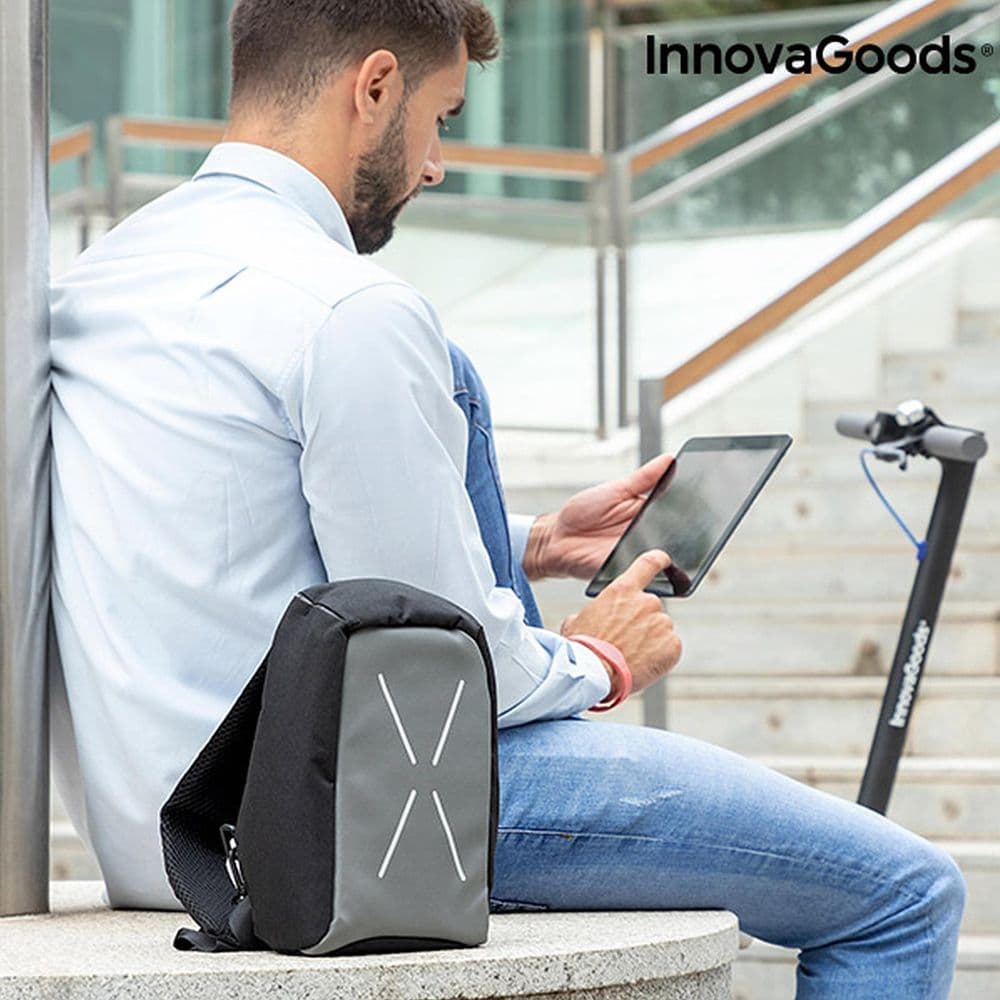 image-Anti Theft Sling Cross-over Backpack Waterproof School Gym Unisex