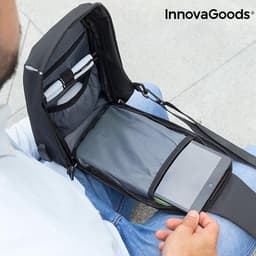 image-Anti Theft Sling Cross-over Backpack Waterproof School Gym Unisex