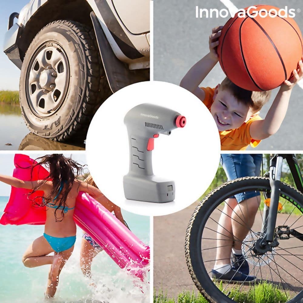 image-Airpro+ Portable Air Compressor with LED Airpro Car Tyre Electric