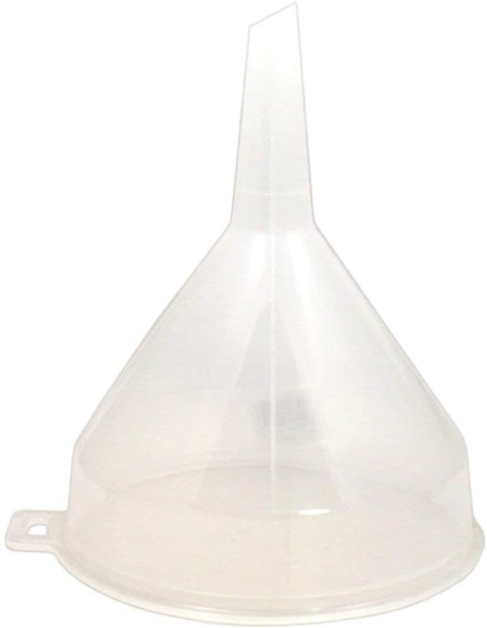 image-Whitefurze 14cm Clear Plastic Funnel