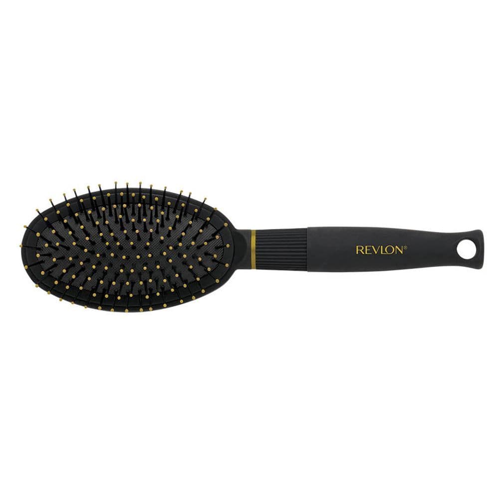 image-Revlon Ionic Ceramic Make It Straight Cushion Hair Brush Nano Anti Bacterial Technology