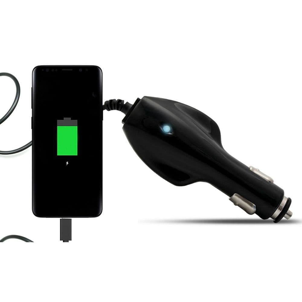 image-Great Value Company 1000mA Car Charger For Micro USB Devices - Black