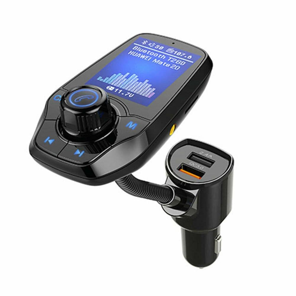 image-Aquarius Wireless Multifunctional Bluetooth Car FM Transmitter with Dual USB Port