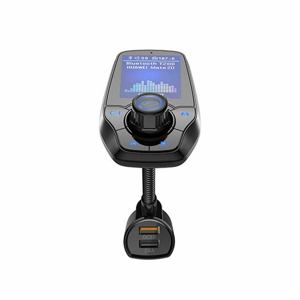 image-Aquarius Wireless Multifunctional Bluetooth Car FM Transmitter with Dual USB Port