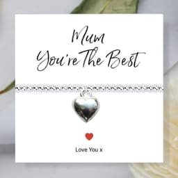 image-Mum You're The Best Stretch Beaded Bracelet & Card
