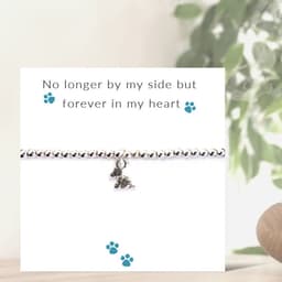 image-No Longer By My Side - Dog Bracelet on Message Card