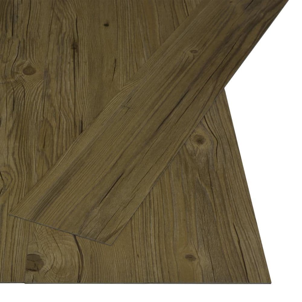image-Self-adhesive Flooring Planks 4.46 m² 3 mm PVC Brown