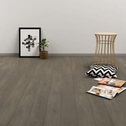 image-Self-adhesive Flooring Planks 4.46 m² 3 mm PVC Grey and Brown