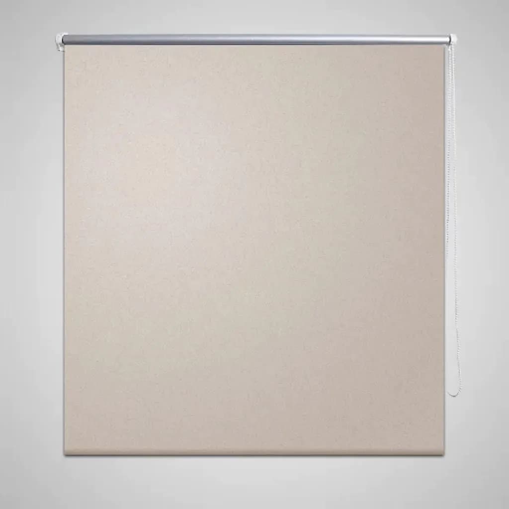 image-Roller blind blackout 80 x 175 cm white