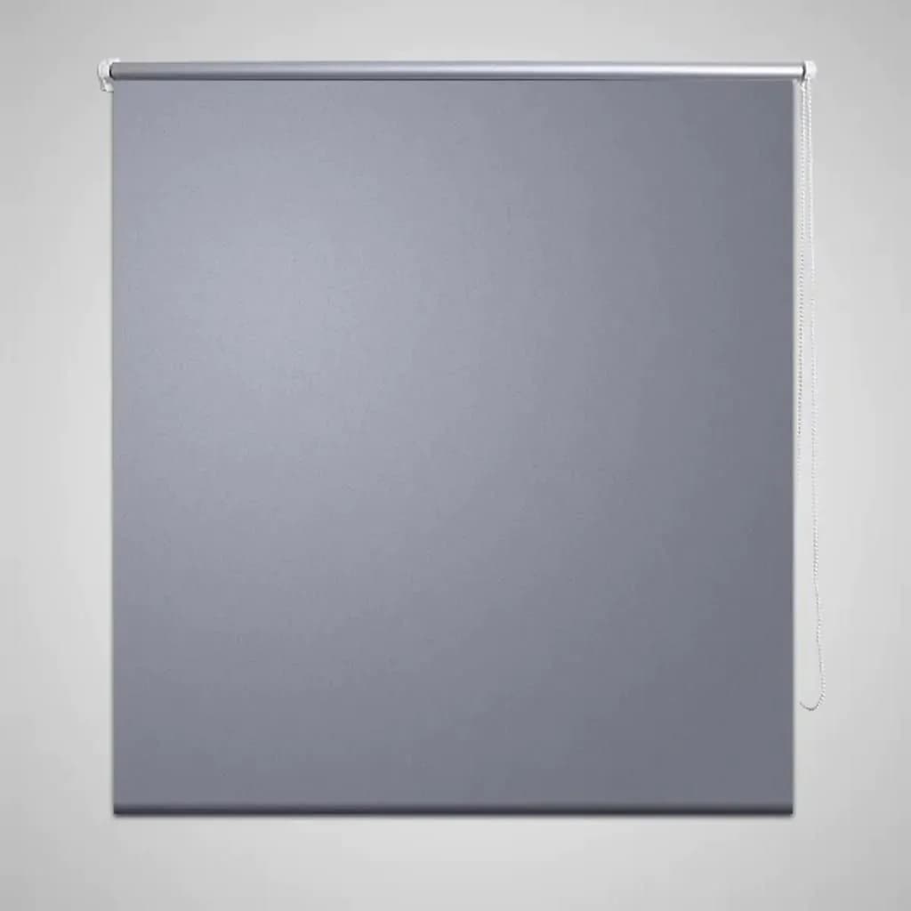 image-Roller blind blackout 80 x 175 cm white