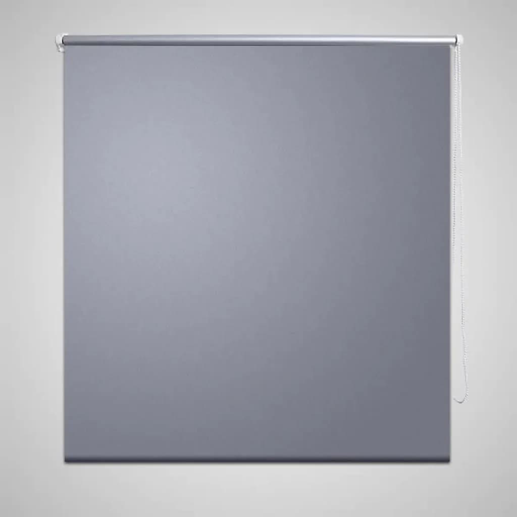 image-Roller blind blackout 80 x 175 cm white
