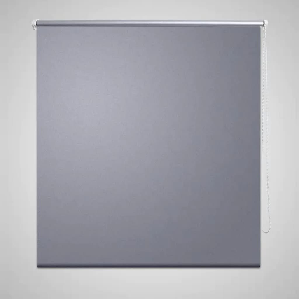 image-Roller blind blackout 80 x 175 cm white