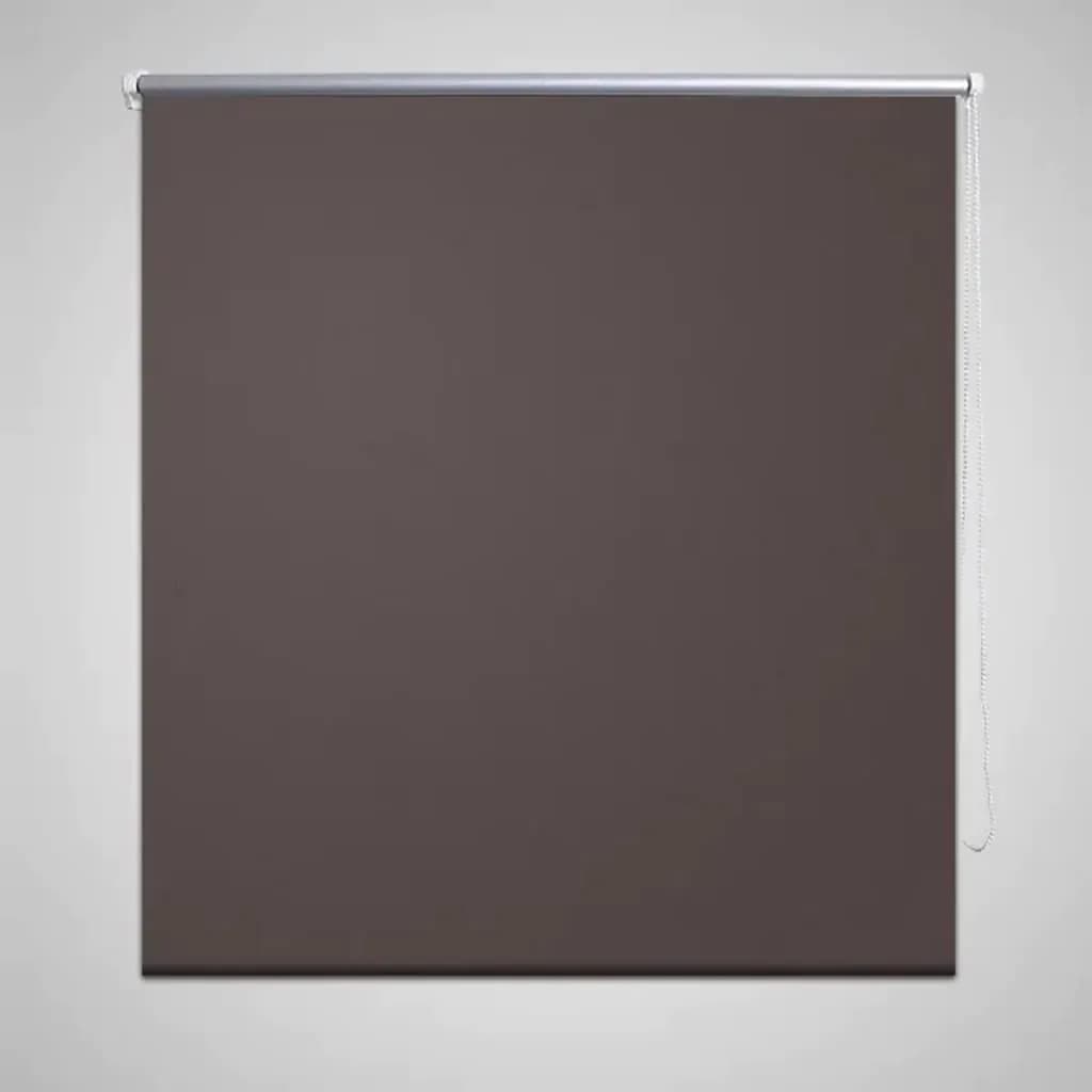 image-Roller blind blackout 80 x 175 cm white