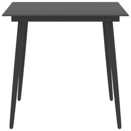 image-3 Piece Garden Dining Set Black
