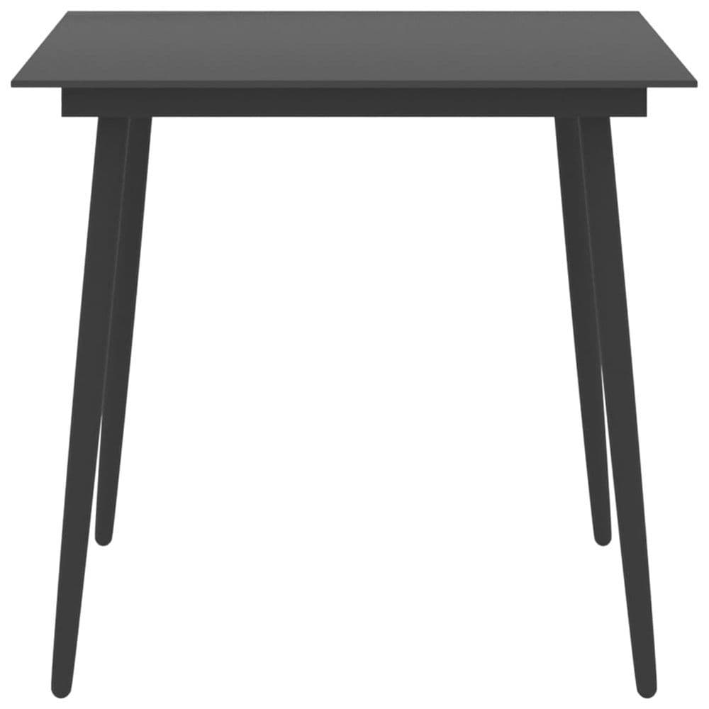 image-3 Piece Garden Dining Set Black