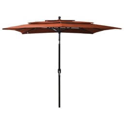 image-3-Tier Parasol with Aluminium Pole 2x2m to 2.5x2.5 m