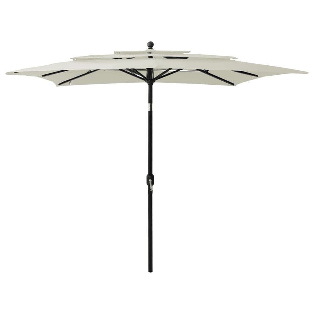 image-3-Tier Parasol with Aluminium Pole 2x2m to 2.5x2.5 m