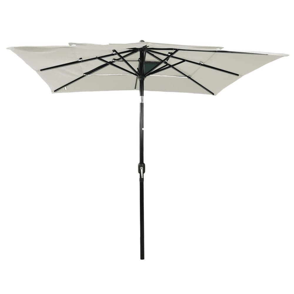 image-3-Tier Parasol with Aluminium Pole 2x2m to 2.5x2.5 m