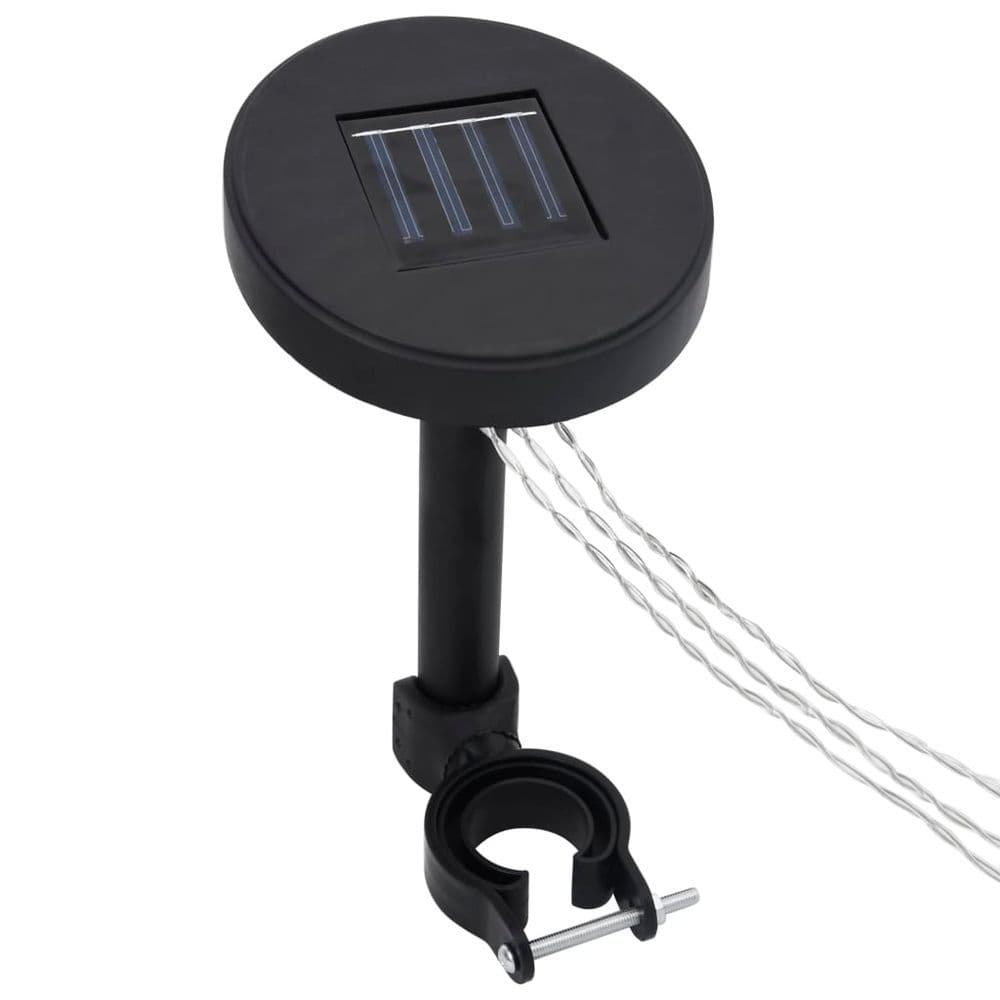 image-Gazebo LED String Lights with Solar Panel
