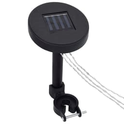 image-Gazebo LED String Lights with Solar Panel