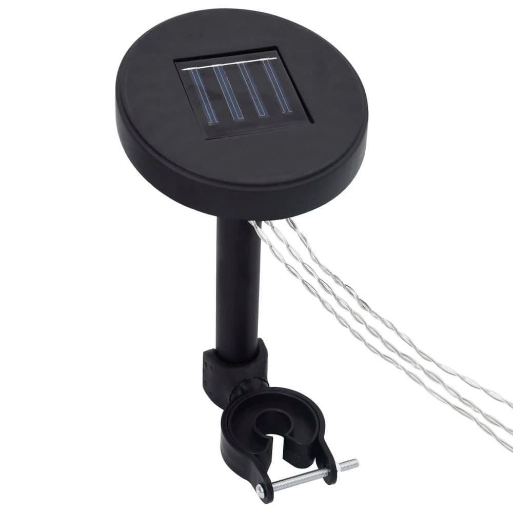 image-Gazebo LED String Lights with Solar Panel