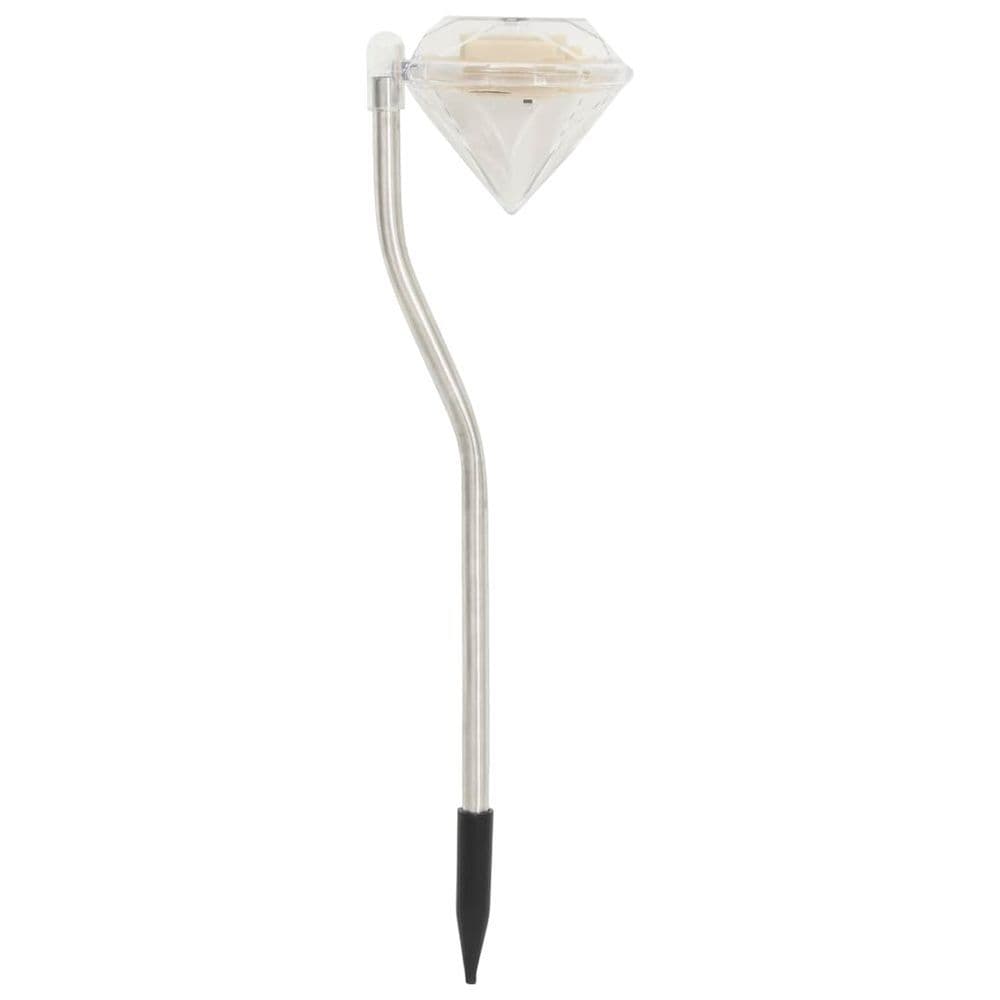 image-Solar LED Garden Lights 6 pcs 9x7.8x29.5 cm