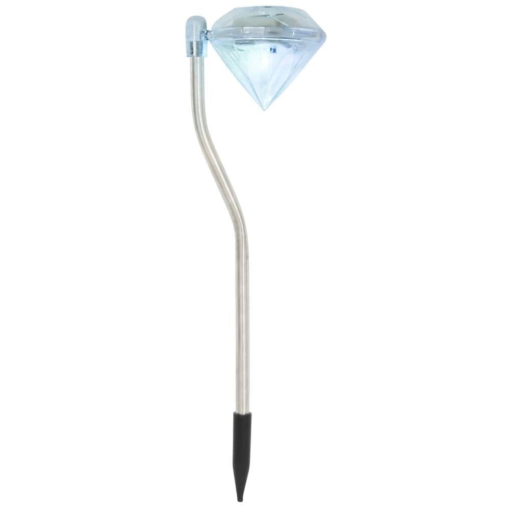 image-Solar LED Garden Lights 6 pcs 9x7.8x29.5 cm