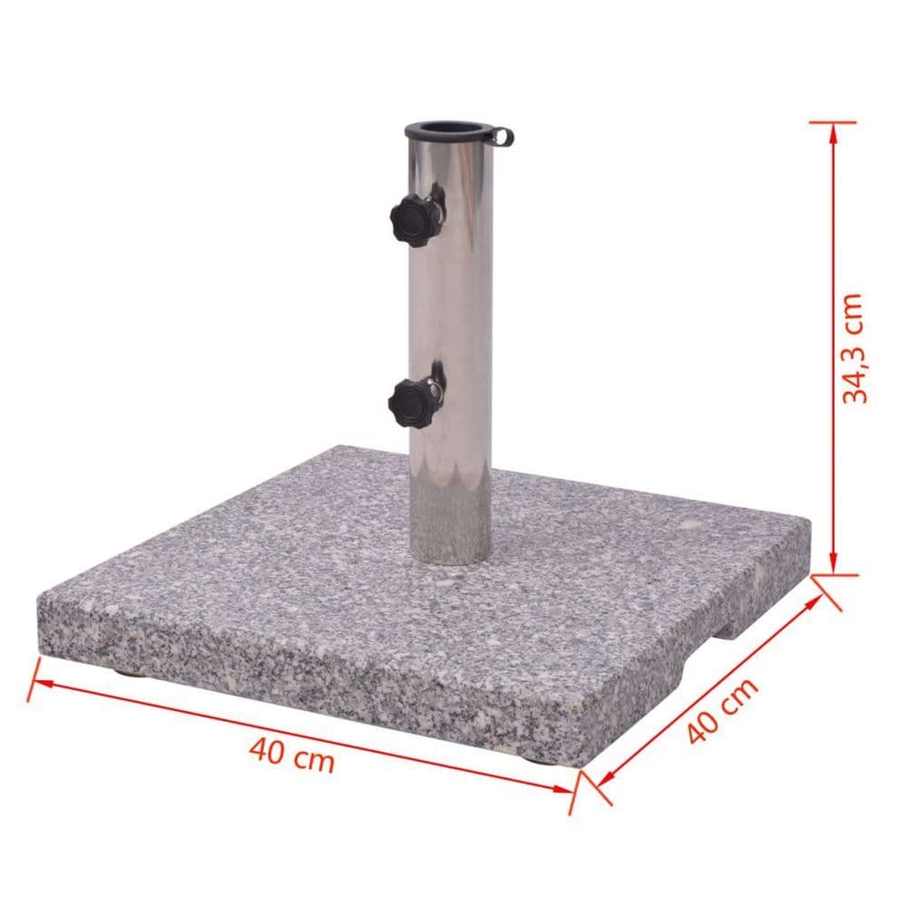 image-Granite Parasol Base Umbrella Holder 20kg