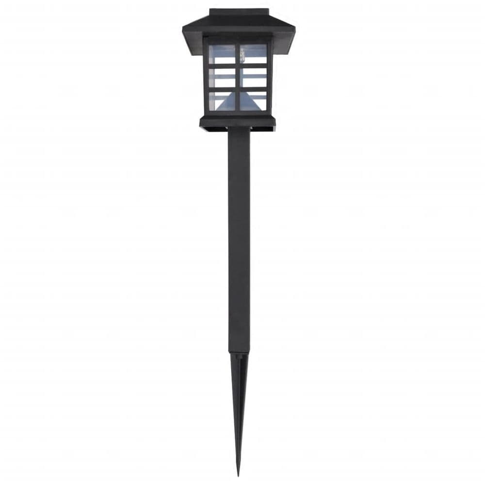 image-Outdoor Solar Lamp LED Light 12 pcs Spike 8,6 x 8,6 x 38 cm