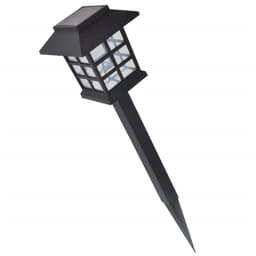 image-Outdoor Solar Lamp LED Light 12 pcs Spike 8,6 x 8,6 x 38 cm