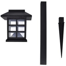 image-Outdoor Solar Lamp LED Light 12 pcs Spike 8,6 x 8,6 x 38 cm