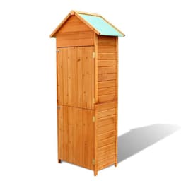 image-Garden Storage Cabinet Brown 79x49x190 cm