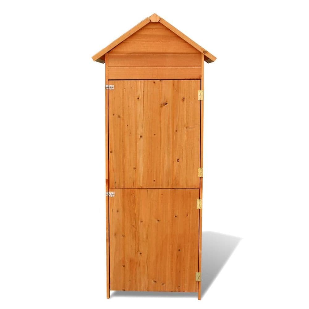 image-Garden Storage Cabinet Brown 79x49x190 cm