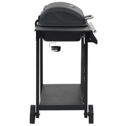 image-Gas BBQ Grill with 6 Cooking Zones Steel Black