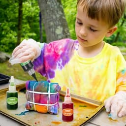 image-SOKA Tie Dye Party Kit 18 Vibrant Colours Non-Toxic Fabric Dye Complete Set