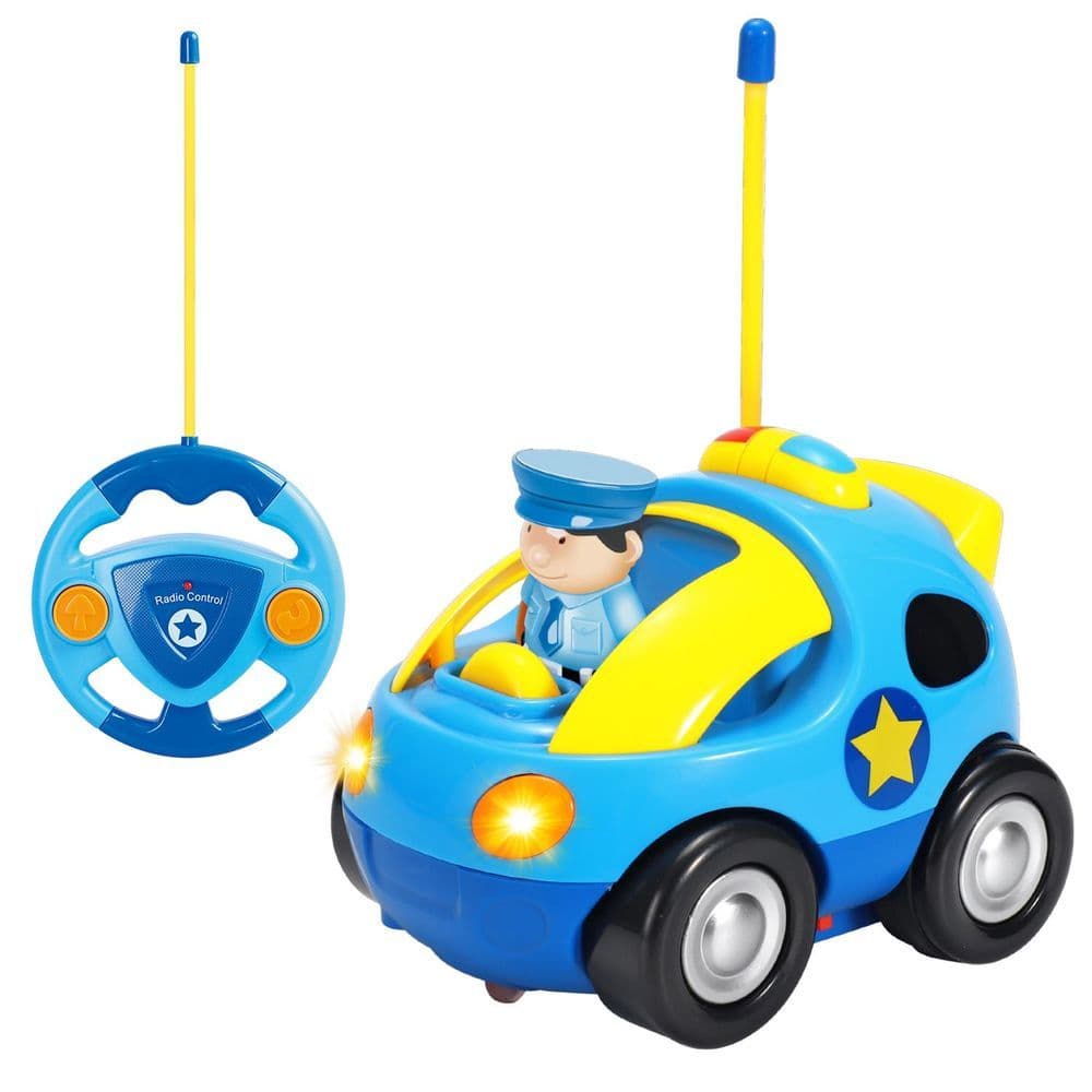 image-SOKA My First Remote Controlled Car for Toddlers with Light and Sound Toy car Birthday Gift Present for Boys Girls