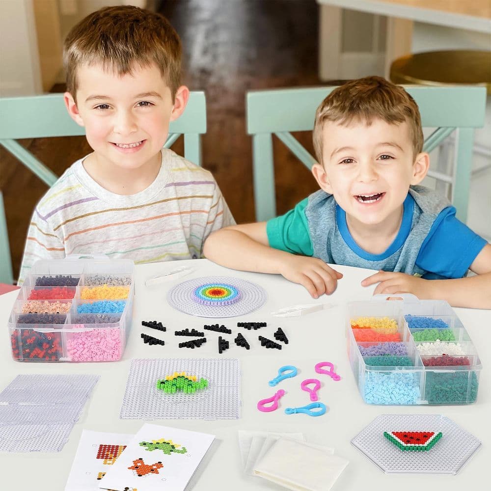 image-SOKA Iron Beads Kit Creative Fun DIY Activity Fuse Bead Art & Craft Kit Toy