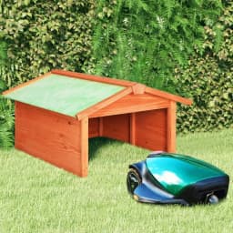 image-Robotic Lawn Mower Garage 72x87x50 cm Solid Firwood