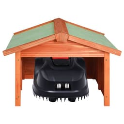 image-Robotic Lawn Mower Garage 72x87x50 cm Solid Firwood