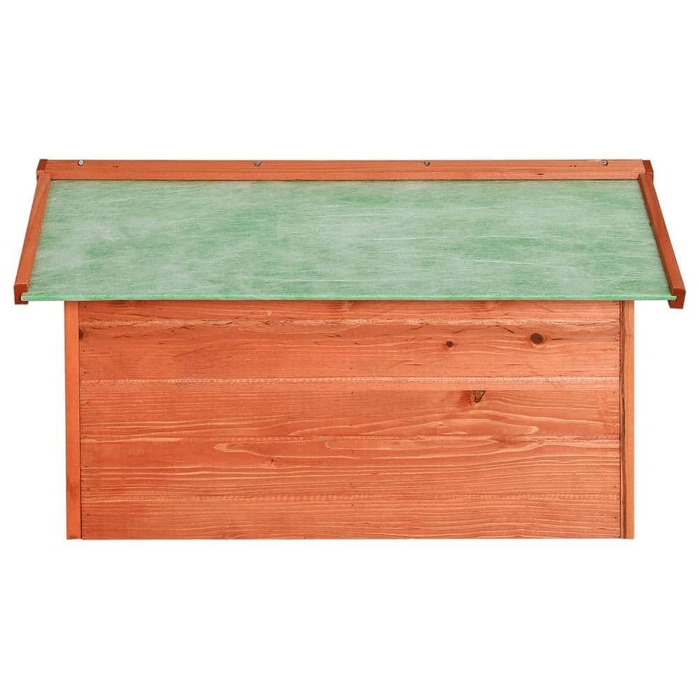 image-Robotic Lawn Mower Garage 72x87x50 cm Solid Firwood