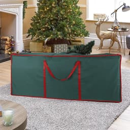 image-Christmas Xmas Tree Decoration Zip Up Jumbo Sack Fabric Storage Bag