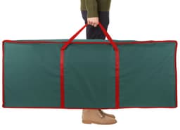 image-Christmas Xmas Tree Decoration Zip Up Jumbo Sack Fabric Storage Bag