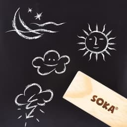 image-SOKA Chalkboard Premium Wool Felt Eraser Blackboard Whiteboard School Office
