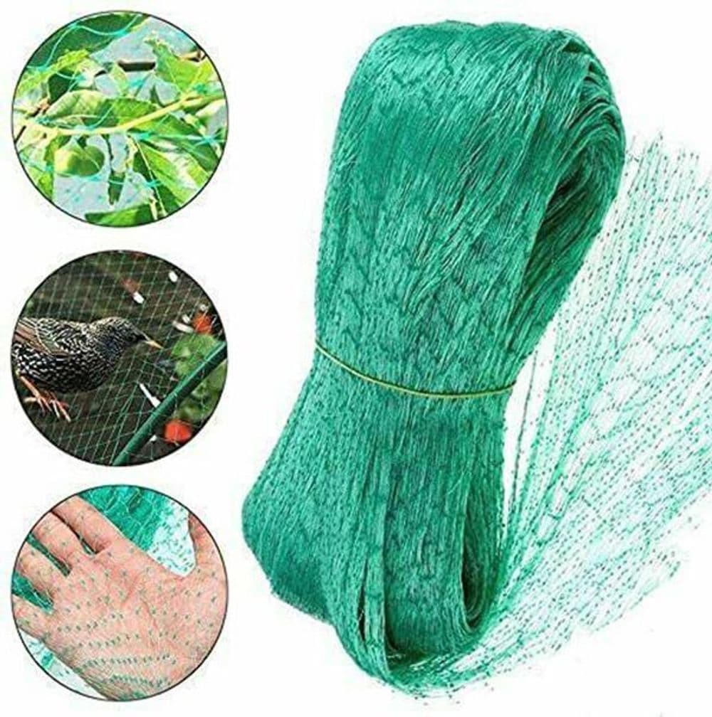 image-6x Anti Bird Garden Netting Pond Net Protection Plants Veg Crops Fruit Fine Mesh 2M X 10M