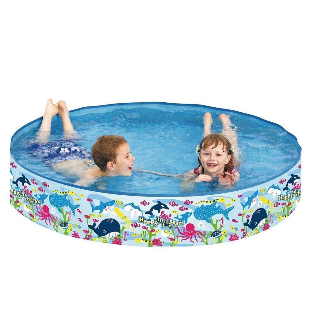 image-Kids Ridgid Wall Play Swimming Centre Paddling Pool Sea Life Outdoor Summer Fun