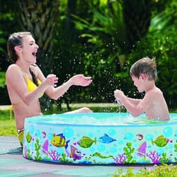 image-Kids Ridgid Wall Play Swimming Centre Paddling Pool Sea Life Outdoor Summer Fun