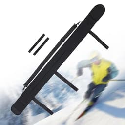 image-Ski Travel Bag with Shoulder Straps Accessories Soft Travel Bag for Single Snowboard Cover Case Pouch Portable Snowboard Sleeve
