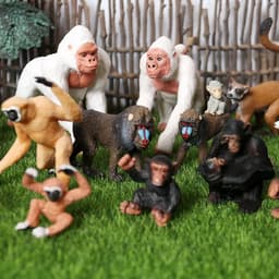 image-SamKaLa Chimpanzee Animal Model - Educational Toy Figurine for Kids