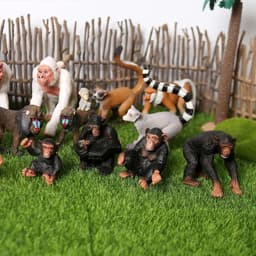 image-SamKaLa Chimpanzee Animal Model - Educational Toy Figurine for Kids